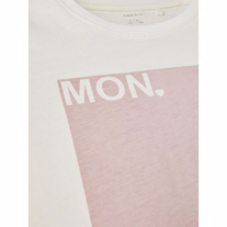 NAME IT Tee Tigne White Monday